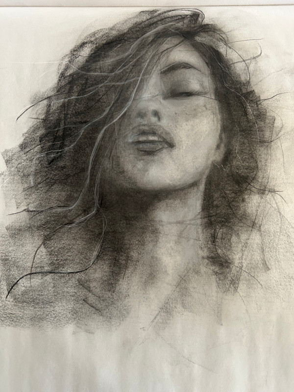 Charcoal Girl 2 by Jill Weikart, Image 1.