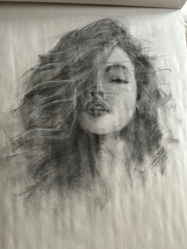 Charcoal Girl 1 by Jill Weikart, Image 1.
