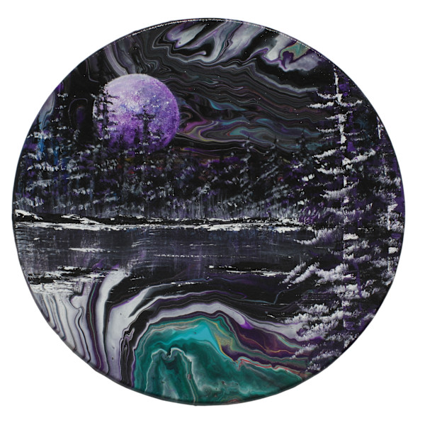 Purple Moon by Lise Poitras