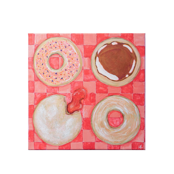 Pink Dougnuts by Hannah Fournier-Kast, Image 1.