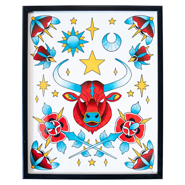 Grounded Bull by Geoff Sullivan