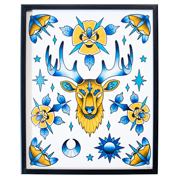 Natural Deer by Geoff Sullivan