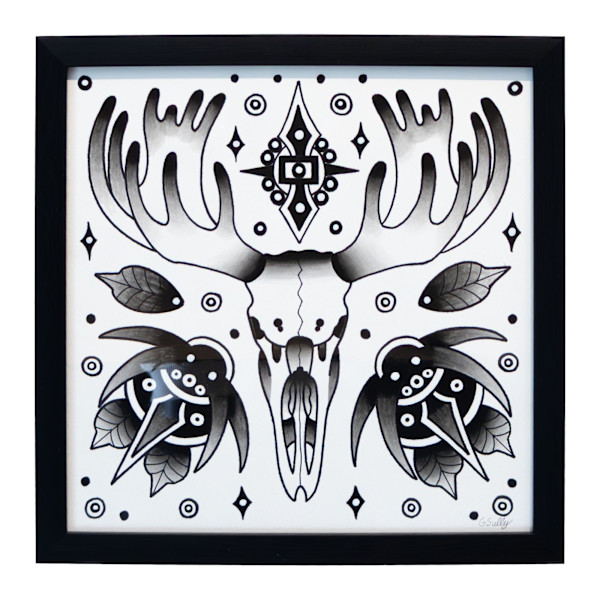 Stormy Moose by Geoff Sullivan