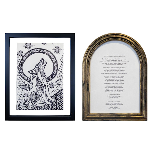 Le murmure de meute et de lumière by R-C Serré