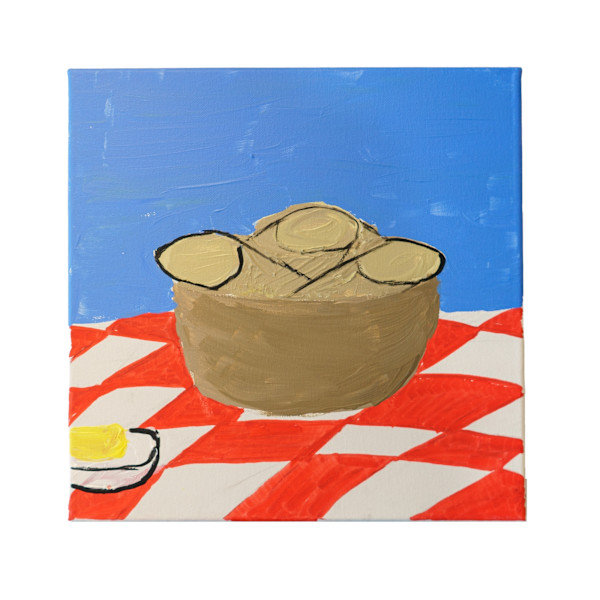 Bread Basket with Butter by Anna Webb, Image 1.