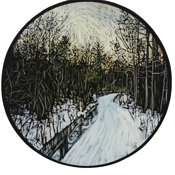 Winter Path - Parry Sound by Roxanne Borris