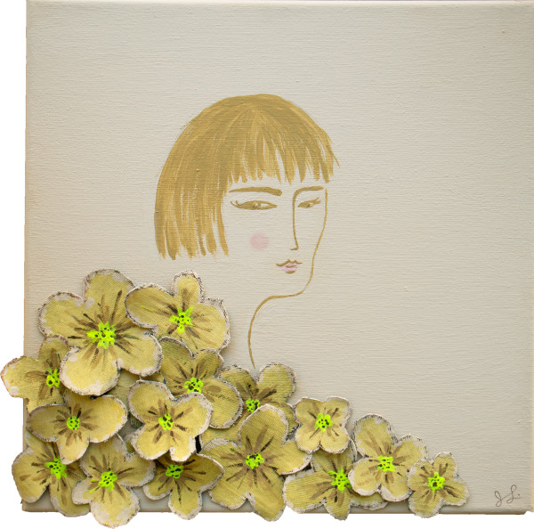Giver Her Flowers- Yellow by Jessica Landoni