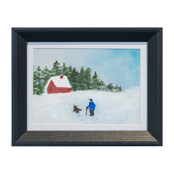 La Vieil Homme et son Chien by Raymonde Rose Béland