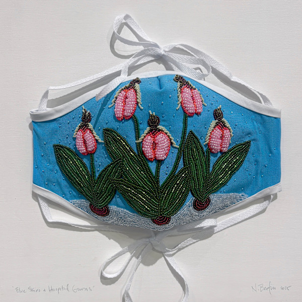 Blue Skies & Hospital Gowns by Nathalie Bertin