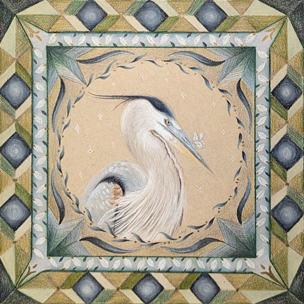 Once upon a time, there was a Heron named… by Katia Labranche