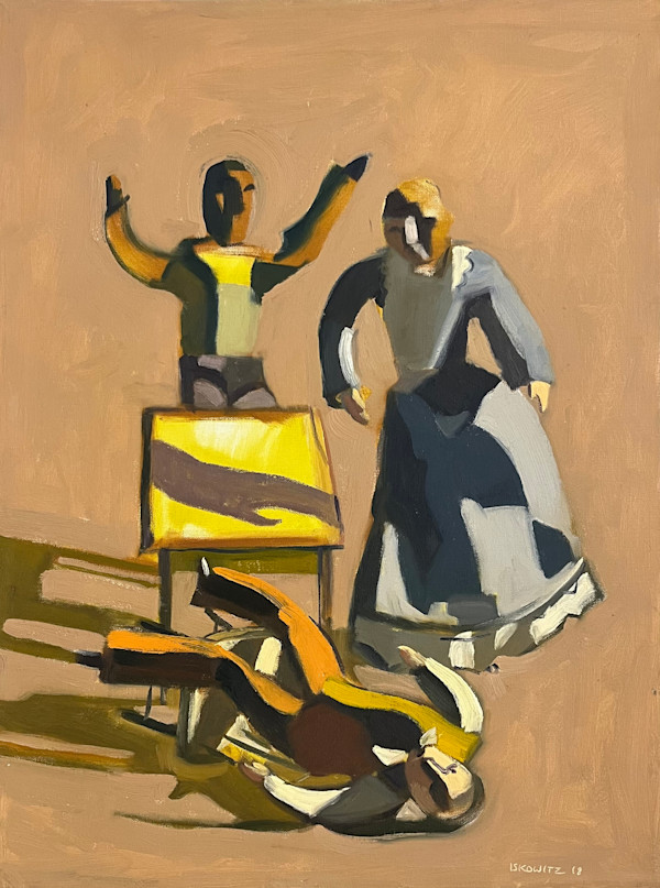 Fallen Man in Chair by Michael Iskowitz, Image 1.