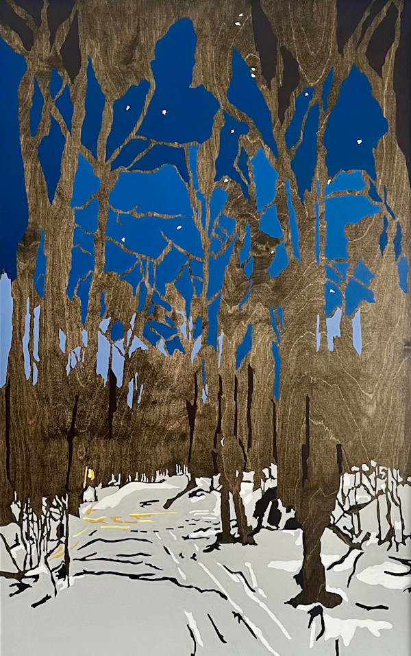 Night Snowshoe by Anthony Campbell, Image 1.