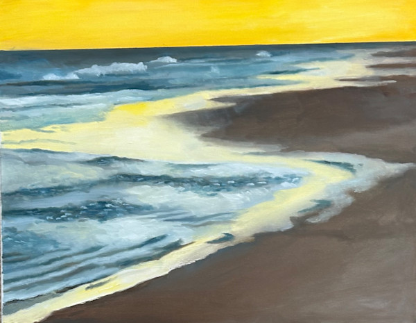 Beach at Sunset by Jay Sidebotham