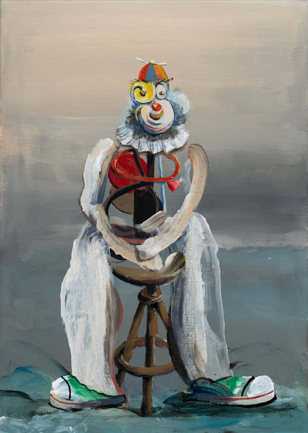Seated Clown by Ben Schonzeit, Image 1.