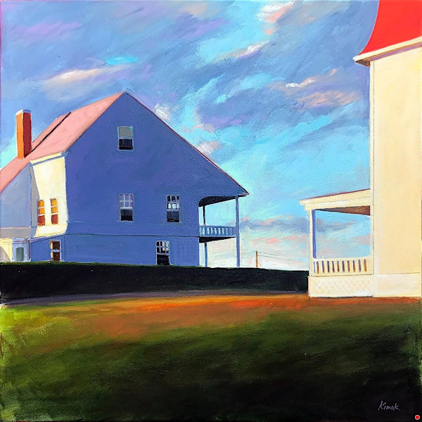 Red Roof, Block Island by James Kimak