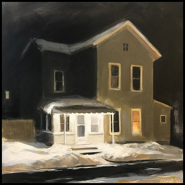 Upstate Winter Night by James Kimak
