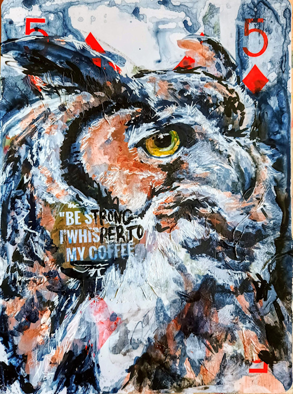 Be Strong, I whisper To My Coffee by Sara Leger, Image 1.