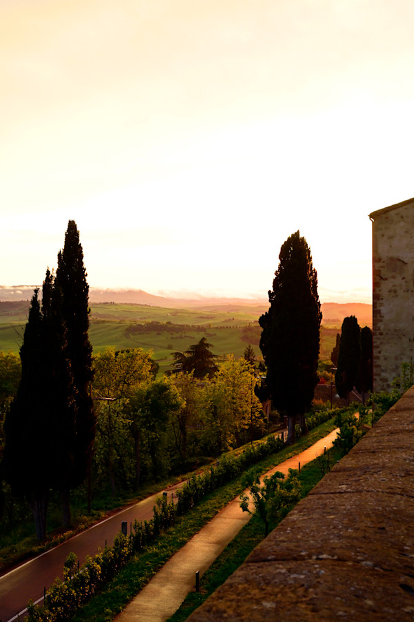 Pienza Valley by Louise O