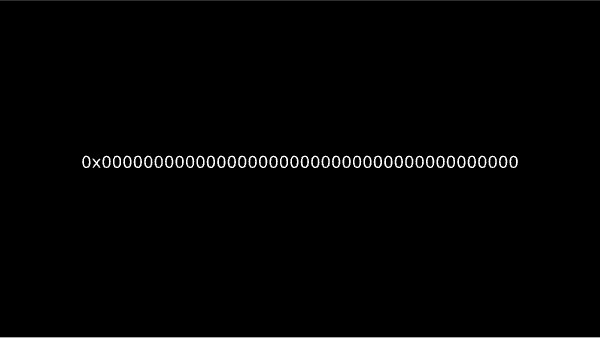 Titled (Information as Property as Art) [Ethereum Null Address] 4 by Rhea Myers