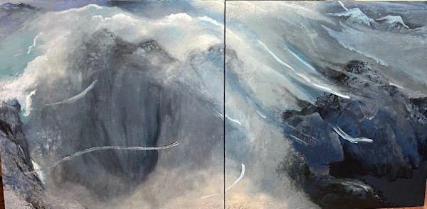 Lamentation for Lost Landscape - Panel 1 + 2 by Gordon RINTOUL