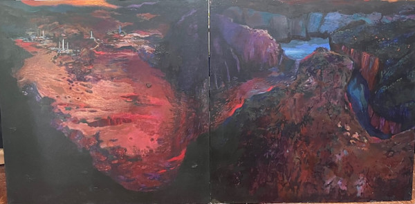 Lamentation for Lost Landscape - Panel 22 + 23 by Gordon RINTOUL