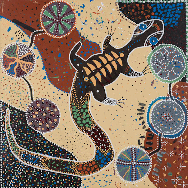Goanna Dreaming by Denise HEDGES