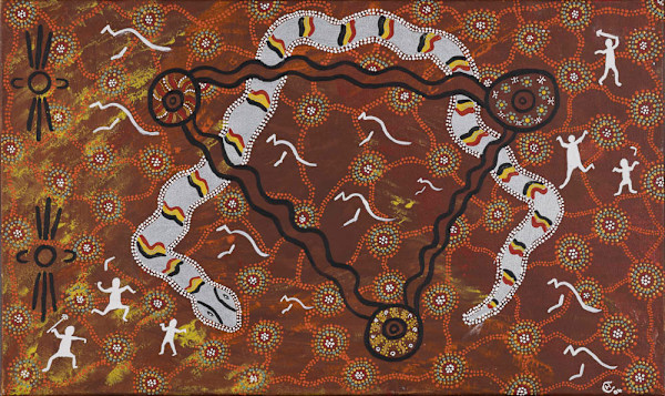 Hunting Kangaroo by Denise HEDGES