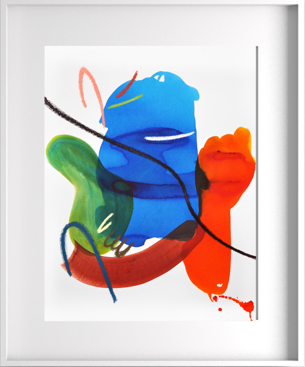 De la serie VISOS Topografías a Color. Topografía No. 7 70 x 49 cms 2021 by Margarita Cancino