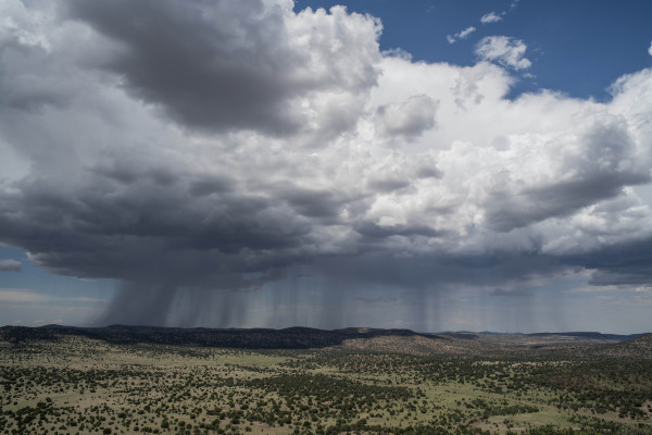 Davis Mountains Summer Shower by Billy Moore