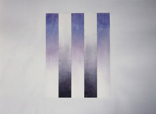 Moonrise (Blue Grey 5) by Madelin Coit