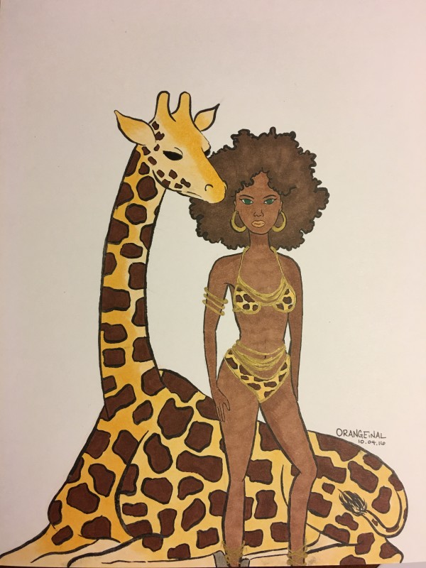 Animal Print - Giraffe by Sarah Quildon
