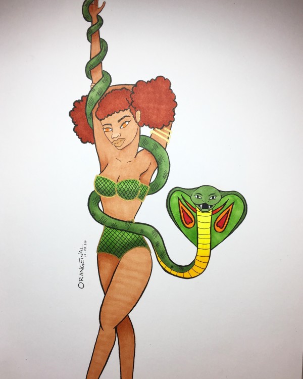 Animal Print - Snake by Sarah Quildon