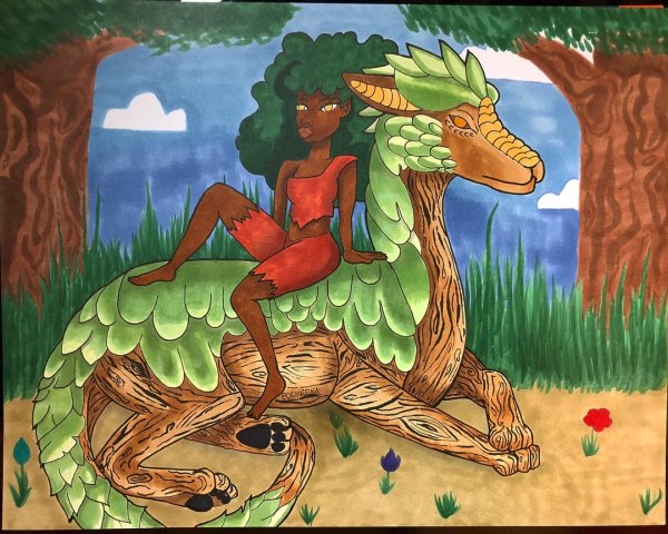 Wood Dragon by Sarah Quildon