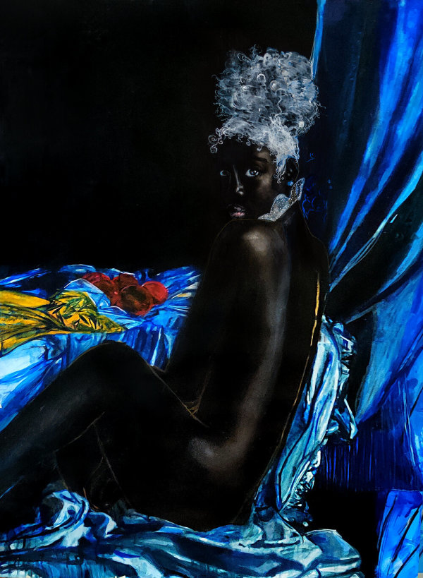 Portrait of a Liberian Girl by Lewinale Havette