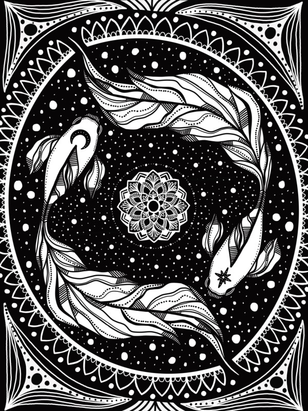 Pisces by Rising Moon Studio