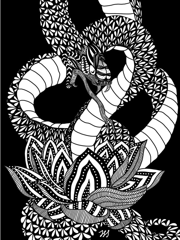 Snake by Rising Moon Studio