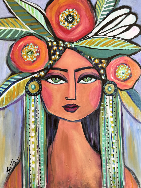 Romani Woman by Rising Moon Studio