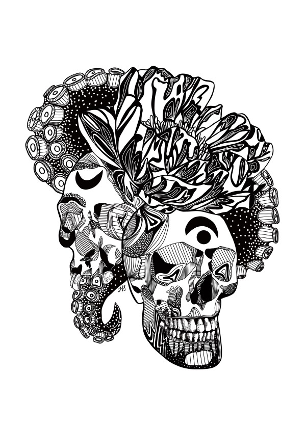 Octoskull by Rising Moon Studio