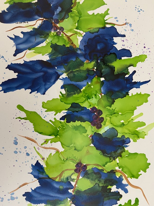 Blue Vine by Denise Mineau