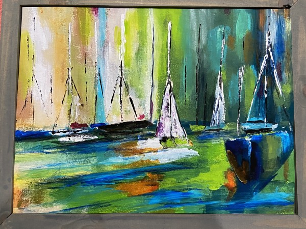 The Boatyard by Denise Mineau