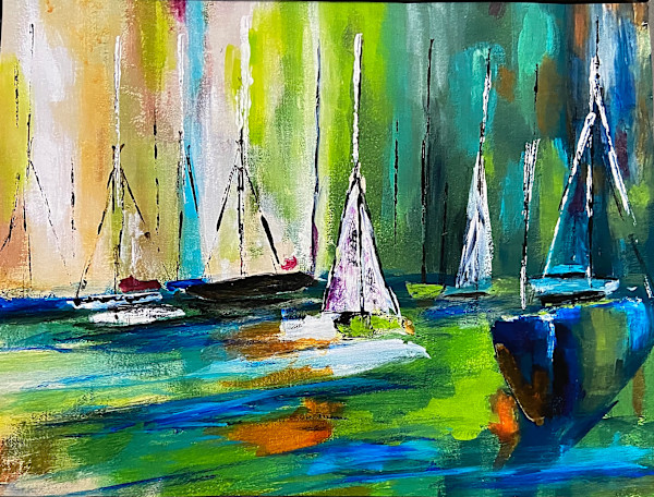 The Boatyard by Denise Mineau