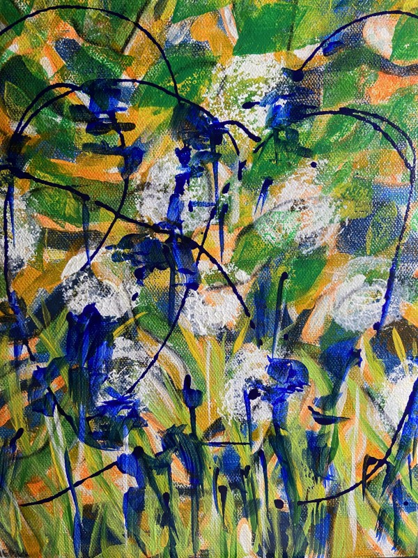 Bkue Iris by Denise Mineau