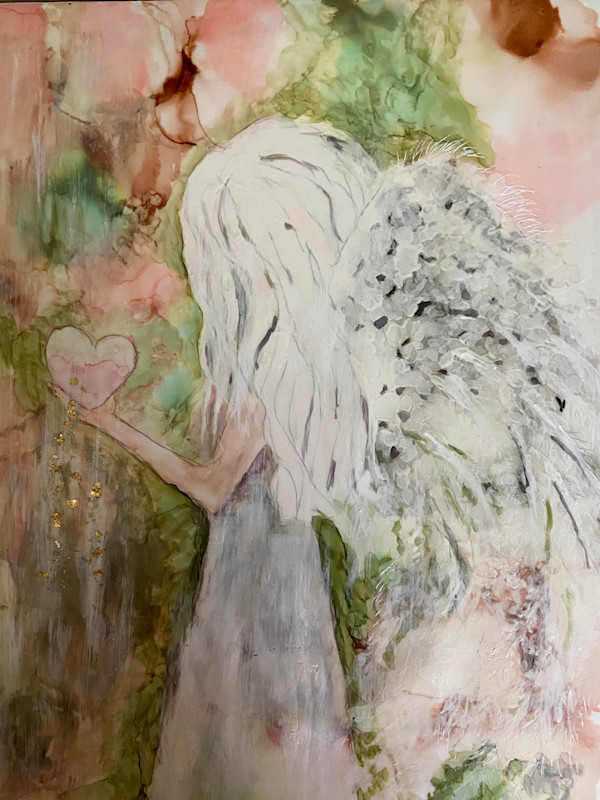 Shhh! Angel at Work by Denise Mineau