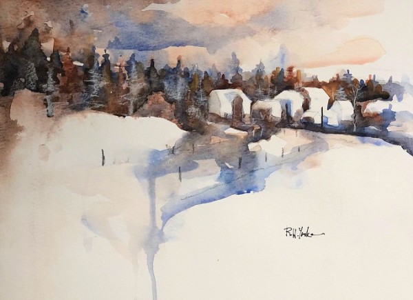 Sunday Snow by Robert Yonke