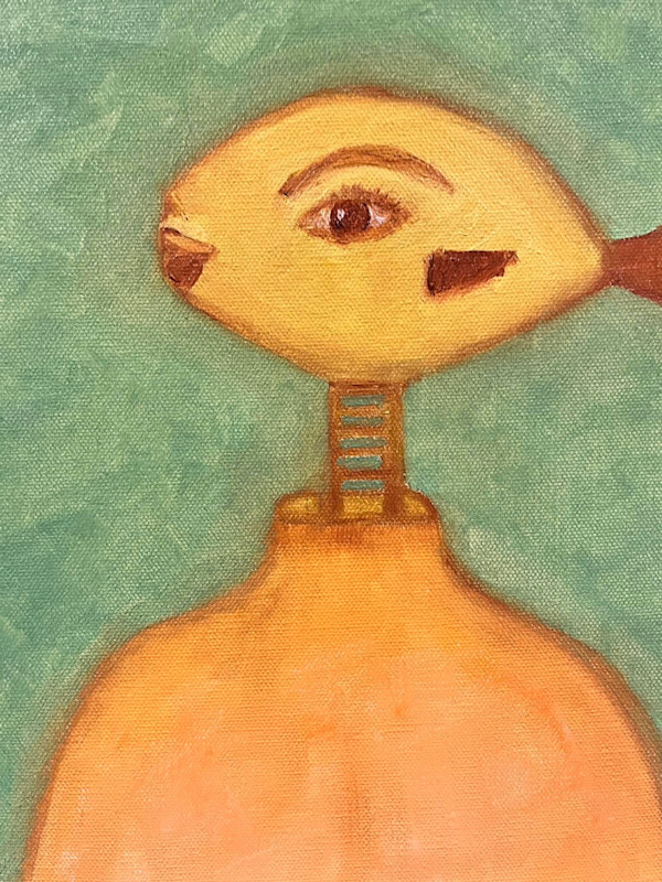 fish head girl by Cristina Querrer