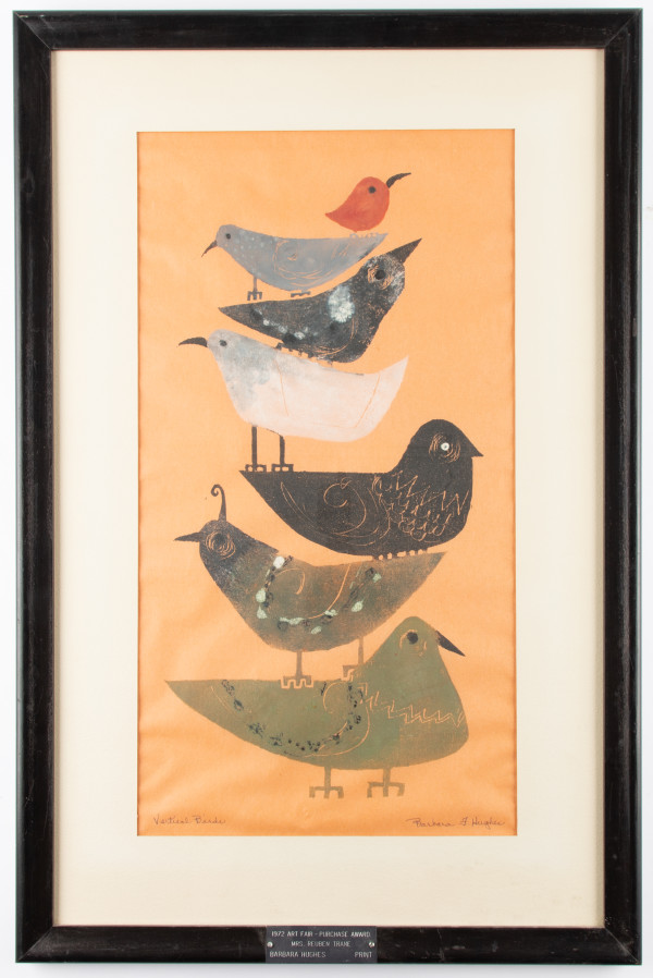 Vertical Birds by Barbara Hughes