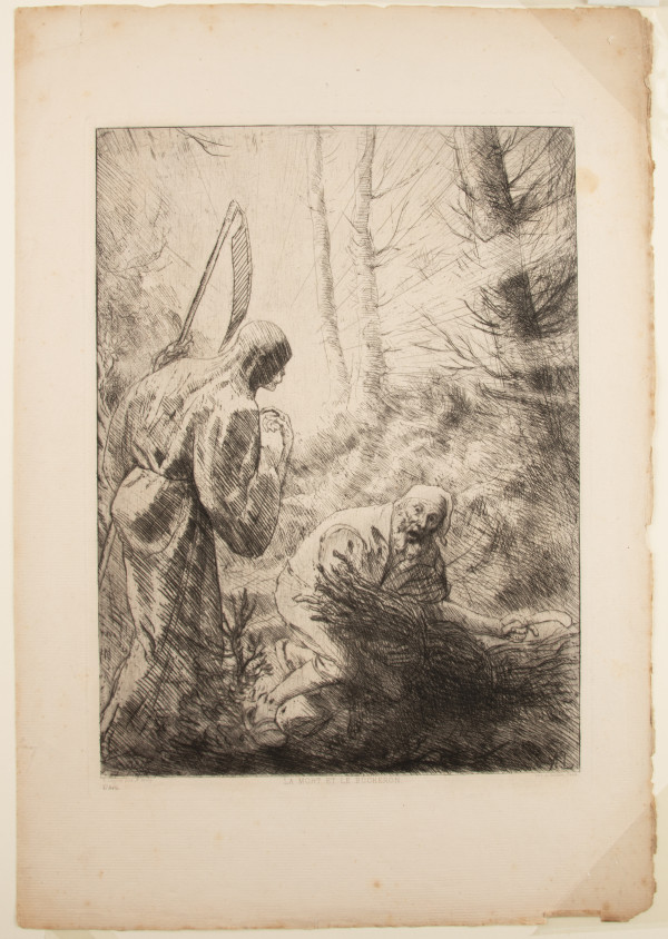 La Mort et le Bucheron by Alphonse Legros