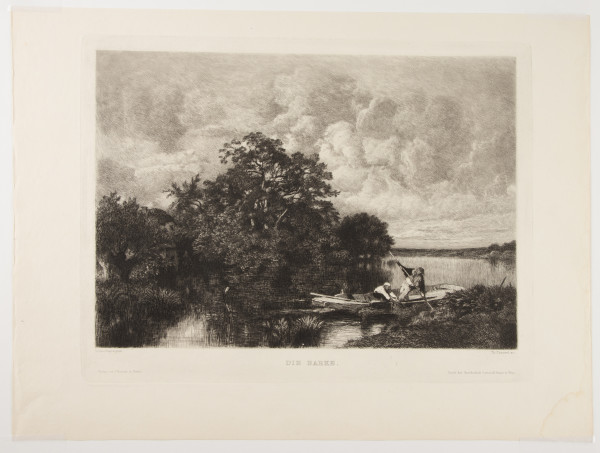 Die Barke (Une barque) by Theophile-Narcisse Chauvel