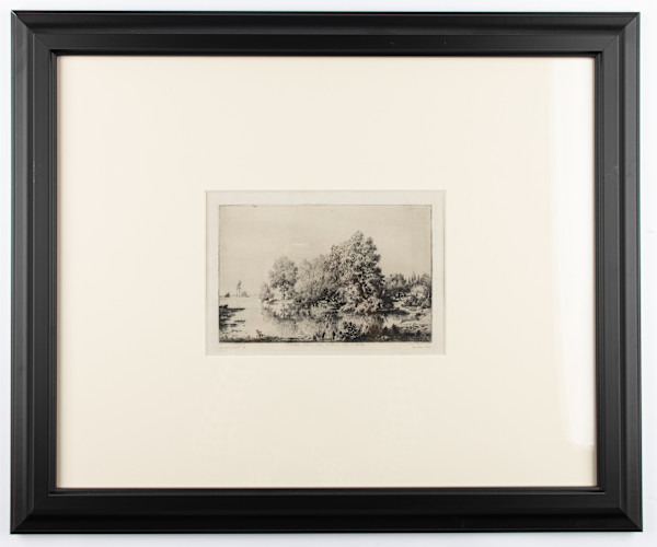 Bords De L'Oise by Theodore Rousseau, Felix Bracquemond