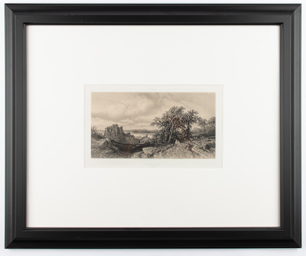 Landscape with Castle by Francois-Fortuné Ferogio